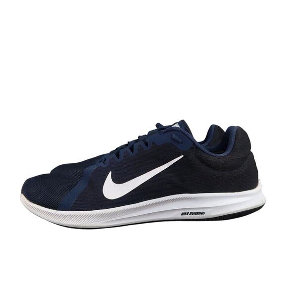 Nike Shoes Mens 14 Athletic Trainers Downshifter 8 Running Midnight Navy White main image 11